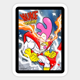 Rooster rage Sticker